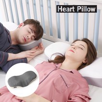 헬시메이트 하트필로우 블랙라벨 남성 여성용 기능성 메모리폼 경추 베개, A-1. 블랙 실버그레이