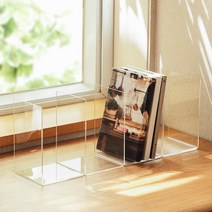 무어스튜디오 투명 책정리 책지지대