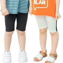 [남녀공용] 좋아요5부레깅스2종세트 유아 시원레깅스 국내제작