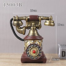 Ogfaour 1951 앤티크 빈티지 다이얼 레트로 전화기, 15003B 전화