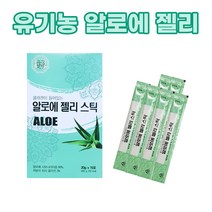 유기농 알로에 콜라겐 젤리 스틱 겔 진액 엑기스 먹는 식용 생알로에 저분자 피쉬콜라겐 효능 추천, 2개, 15포