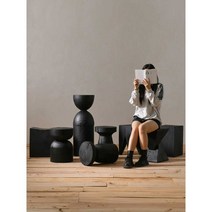 원형 스툴 의자 통나무 협탁 소형 그루터기 벤치 스툴, 유형 I 30x30x45