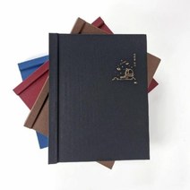 (SM)패브릭 심플 접착식 앨범 사진첩 포토북 포토앨범, 블랙