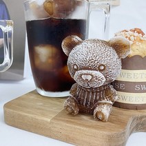카페로메오 곰돌이 강아지 얼음틀 실리콘 아이스트레이 얼음트레이