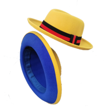 깃털 남자 페도라 레드 하단 과 파티 모자 겨울 탄성 밴드 펠 117eEA2c5