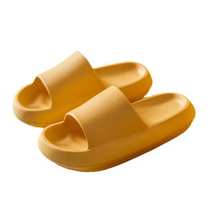 제이킨 마카롱 거실화 층간소음 슬리퍼, 옐로우