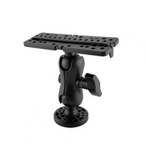 고화질물고기탐지기 야외 낚시를위한 360도 어군 탐지기 휴대용 안정적인 효과적인 회전 볼 마운트 해양 카약 전자 어군 탐지기, 검은 색