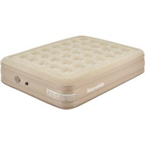 네이처하이크 35cm 자충 에어 매트 침대(내장펌프) 2인용 베이지 NH22FCD04