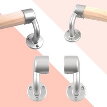 핸드레일 계단손잡이부속 연결 난간 고정 엔드마감, 바브라켓/ 엔드마감/ 우, 1개