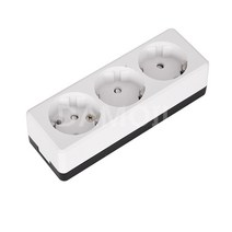 현대 HOEC-3 제작용 노출콘센트 3구 접지콘센트(16A)