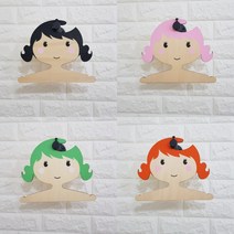 옷가게 여아 옷걸이 아동 유아 디스플레이, 그린 여아, 1개
