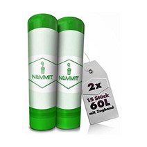 NEMMT 빈 라이너 60L 매우 두껍고 방수 80 x 65cm 2개 팩 100% 재활용 재료로 만든 넓은 백