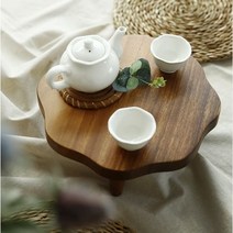 슬림 연화반 다과상 찻상 다도상 소품 30cm