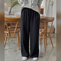 핫핑 로이치 밴딩와이드팬츠