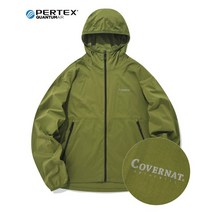 COVERNAT PERTEX 패커블 윈드브레이커 자켓 올리브 CO2201JK17OL