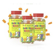 [오리진] 멀티 비타민 곰돌이 꾸미 젤리 90 3개월분 성장기 8종 멀티비타민 천연 과일향