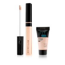 메이블린 핏미 컨실러 7ml + 미니 파운데이션 5ml 세트, 15 페어(컨실러), 랜덤발송(파운데이션), 7세트