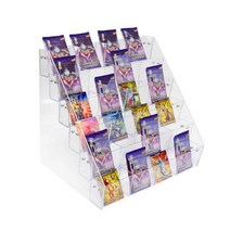 아크릴 카드 판매대 엽서 꽂이 문방구 진열대 스티커, 상세 페이지 참고, 4칸 7층