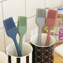 리빙에이지 국산 실리콘 오일 브러쉬 김솔 양념솔 기름 붓, 그린