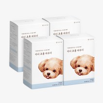 코코다움 강아지 눈 눈물 자국 눈꼽 충혈 냄새 영양파우더 다시 초롱 파우더, 오리고기, 4박스, 눈물 개선/눈건강