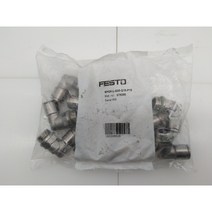 FESTO 피팅 L형 호스 ø10 연결구 3/8 Push-in L-fitting NPQH-L-G38-Q10-P10