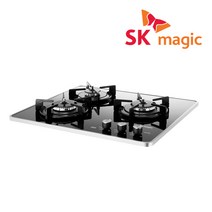 [할인쿠폰지급중] SK매직 2구/3구/4구(285x485/560x430-440/560x480/728x495mm) 가스 레인지 쿡탑 렌지 모음 GRAB221K 외, 배송만, LPG_3구_블랙(전지식), GRABA301D(560x480)