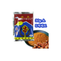 천구중국식품 고방자 양꼬치양념 촬료 바베큐맛 30g, 5개