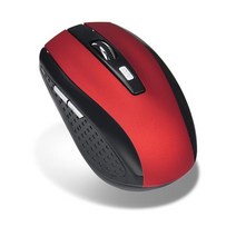 무선 무소음 게이밍 버티컬 마우스 Raton 2.4GHz 게임 USB 수신기 프로 게이머 PC 노트북 데스크탑 컴퓨터, 빨간