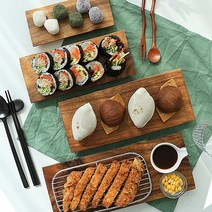 아카시아 나무 직사각 플레이팅 보드 M사이즈