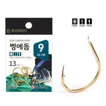 금호조침 벵에돔바늘 긴꼬리 벵에돔 낚시 금 골드 구레 바늘 채비 4호 5호 6호