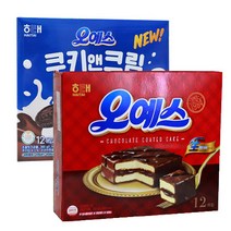 [총4개] 오예스 360g 2개 + 쿠키앤크림 360g 2개, 총 4개 오예스 2개 + 쿠키앤크림 2개