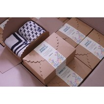 수인중앙교회 새신자선물 창립 송년회 연말선물 송월 스퀘어엑스2개세트 핸드행주고리손수건, 회색