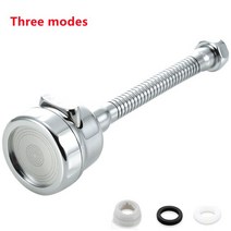 수도꼭지필터 주방 수도꼭지 에어레이터 조절식 회전 3 가지 모드 분무기 필터 디퓨저 물 절약 욕조 노즐 커넥터 360 도, [05] Aerator Model 5