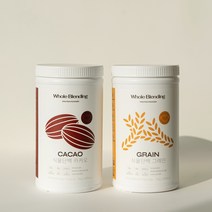 [무료배송&10%할인] 약사가 만든 비건인증 Non-GMO 프리미엄 단백질22g 특허 식물성 완두콩 효소 단백질쉐이크 765g 홀블랜딩 17회분, 그레인+카카오