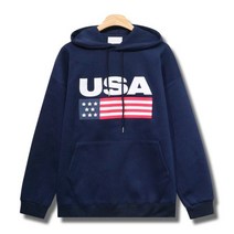 꼰스 심플리 USA 오버핏 후드티