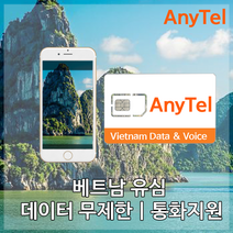 베트남유심 데이터 무제한 통화 인천 김해 대구 공항유심 호치민 하노이 나트랑 배낭여행용, 1개, 비엣텔_10일_20GB(매일 2GB)