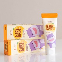 [닥터초이스] 좋은치약 베이비 1단계 60g 무불소 아기치약, 1개