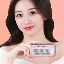 셀프천사 인조 연장 래쉬 가닥 부분 아이돌 인형 A형 속눈썹 붙이기, 볼륨팡 C컬 12mm, 1개