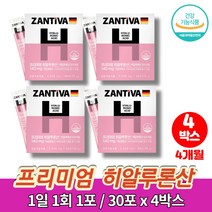 트레이더스 이너뷰티 아쿠아 먹는 히알루론산 하이루론산 히아루론산 하이알루론산 히알루론 피부 보습 20대 30대 여성 남성 영양제, 4박스