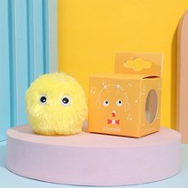 스마트 고양이 장난감 대화 형 공 Catnip 훈련 중력 재생 애완 동물 Squeaky 용품 제품 새끼, [03] Yellow-Plush