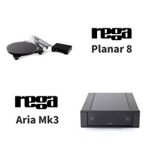 Rega(레가) Planar 8 (레가 P8)턴테이블 + 카트리지 + Aria Mk3 MM/MC 포노앰프 패키지[실재고보유 당일발송], Ania Pro