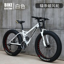 입문용 산악 자전거 독일 변속 중학생선물 MTB 카본, 화이트[스포크 휠]