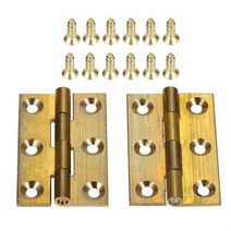 황동 경첩 나사 구멍 황금 장식 캐비닛 . . 인치 문가구, 37x24mm