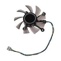 R128015SU 75mm 0.50 amp 4pin 그래픽 카드 냉각 팬 EAH830 GTS 260 450