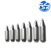 친환경 다운샷추 싱커 회전추 봉돌 쇠추 낚시채비, 1개