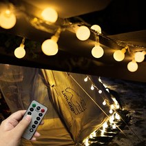 LED 감성 캠핑 전구 줄조명 스트링 파티 라이트 알전구 오징어등 와이어 앵두 야외 조명 무드등, 02.화이트앵두전구 소 10M 80구