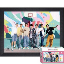 퍼즐피플 BTS 직소퍼즐 모음, BTS Dynamite 500피스 액자포함(우드블랙), 500p