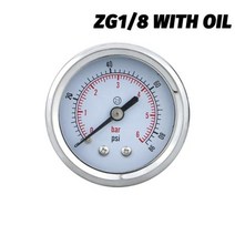 휠캡 tpms 젠더 자동차 휠 프로텍터 락볼트 Y50z 축 수압 게이지 스테인레스 스틸 쉘 스레드 연결 휴대용 진공 압력, 0-0.25Mpa+03