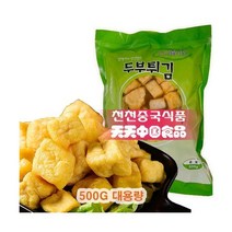 훠궈 마라탕용 대용량 두부포 500G 튀김두부, 1개