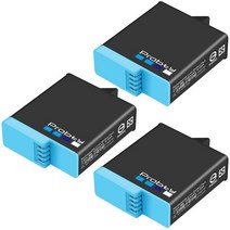 고프로 히어로 배터리GoPro Hero 8 7 6 배터리 용 Bateria Akku 검정색 카메라, 03 3 Pcs Battery